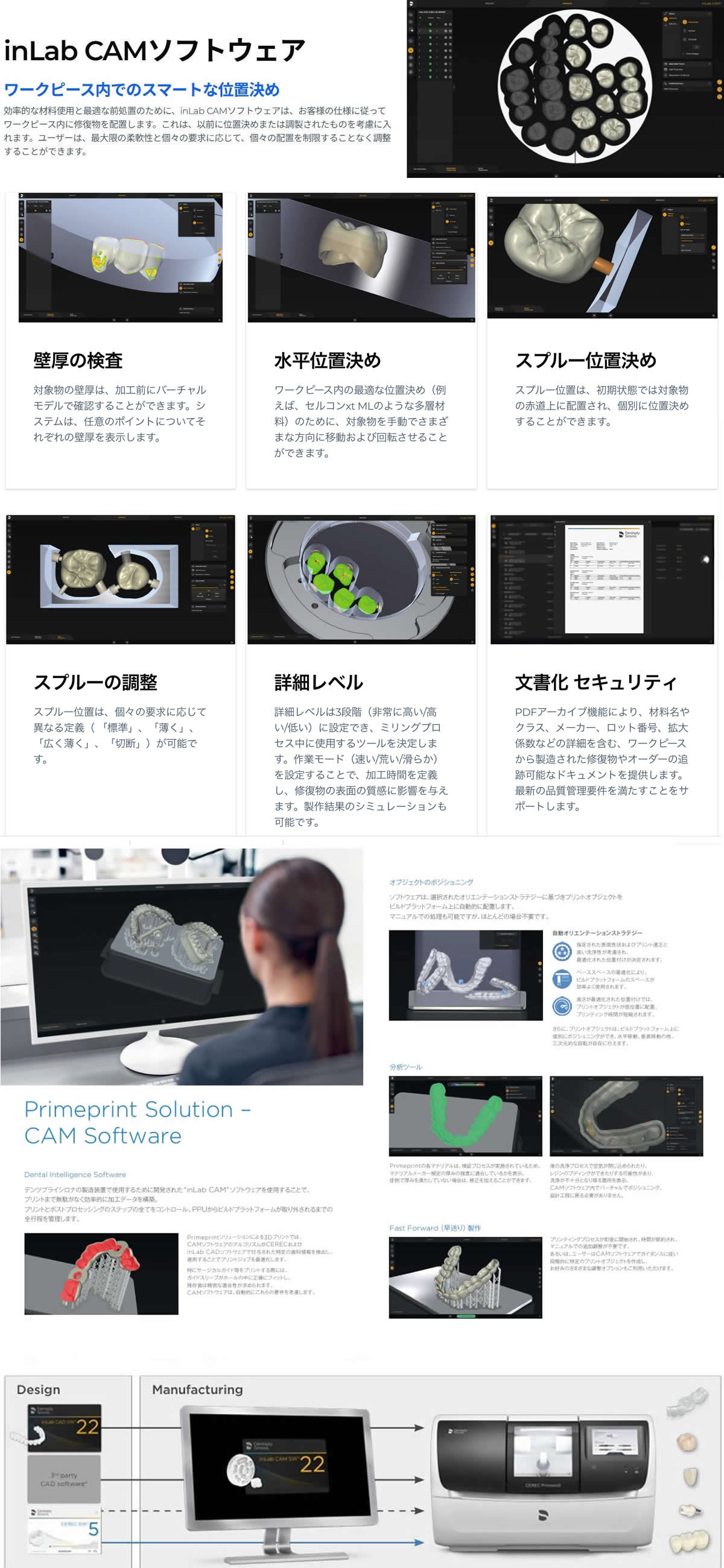 inLab CAMソフトウェア